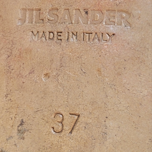 Jil Sander Women's Ankle Purple Leather boots size   37 EU Made in Italy - Picture 4 of 8